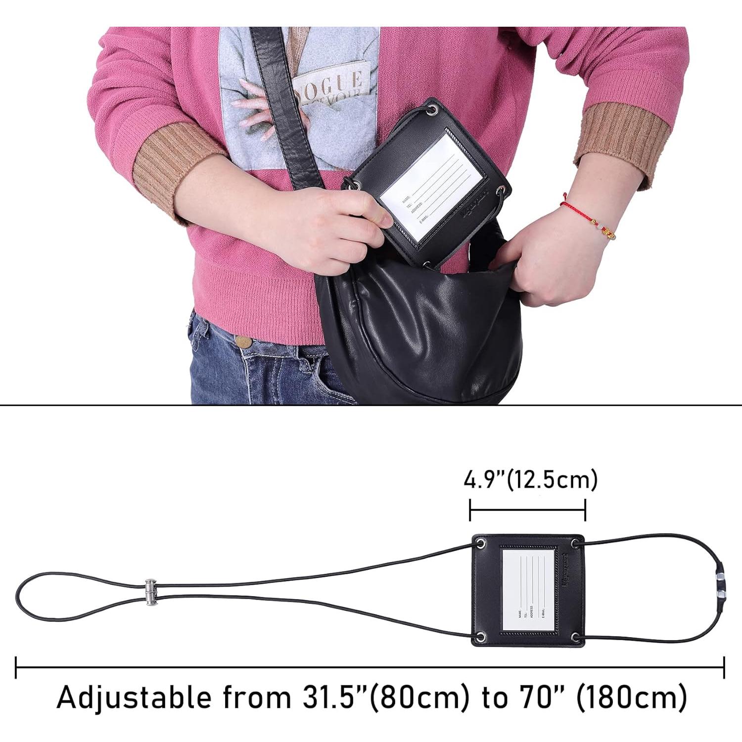 Correa de Equipaje Vigorport Bungee Ajustable Negro 80-180cm