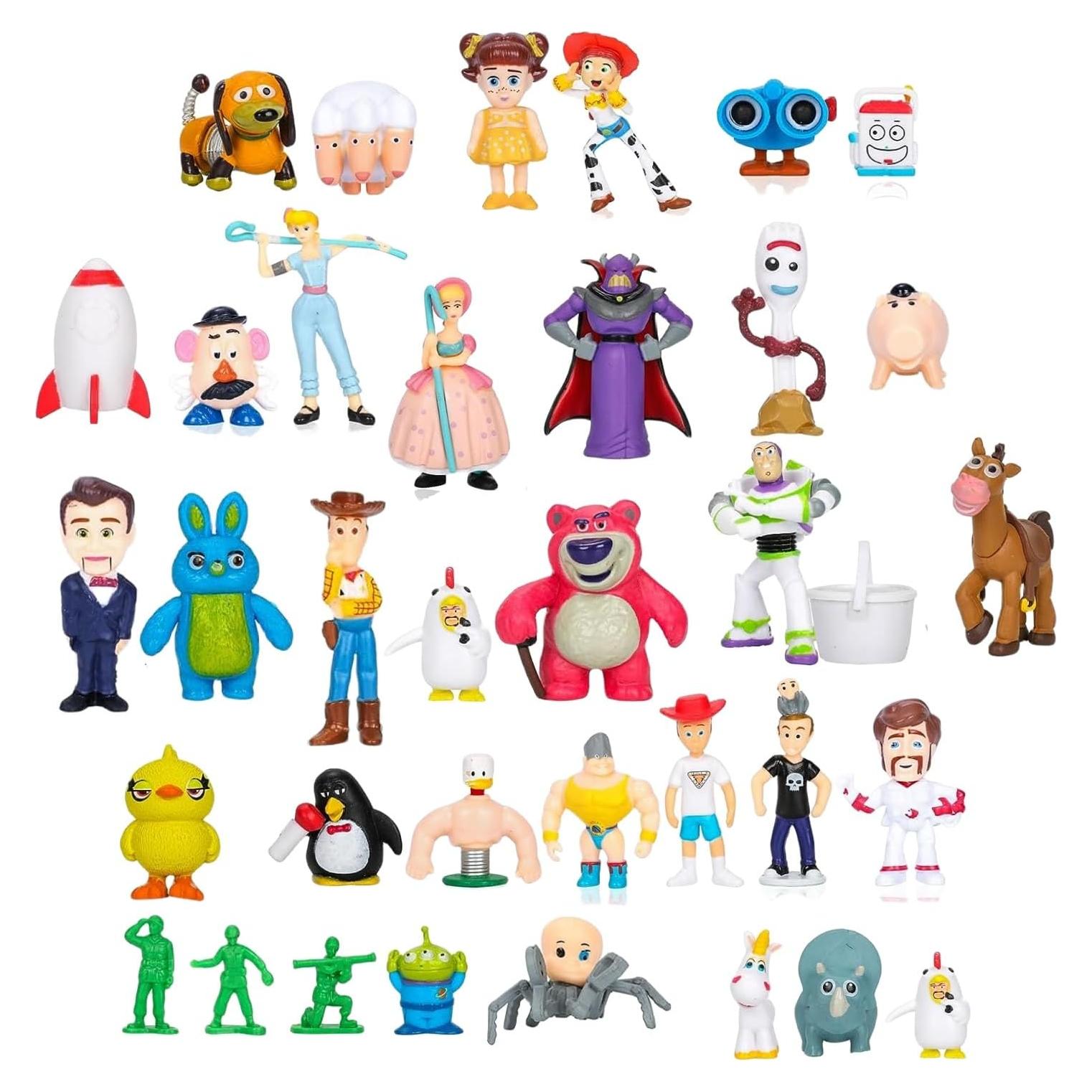 Paquete de 36 Figuras de Anime PVC NLIEOPDA 3-7 cm