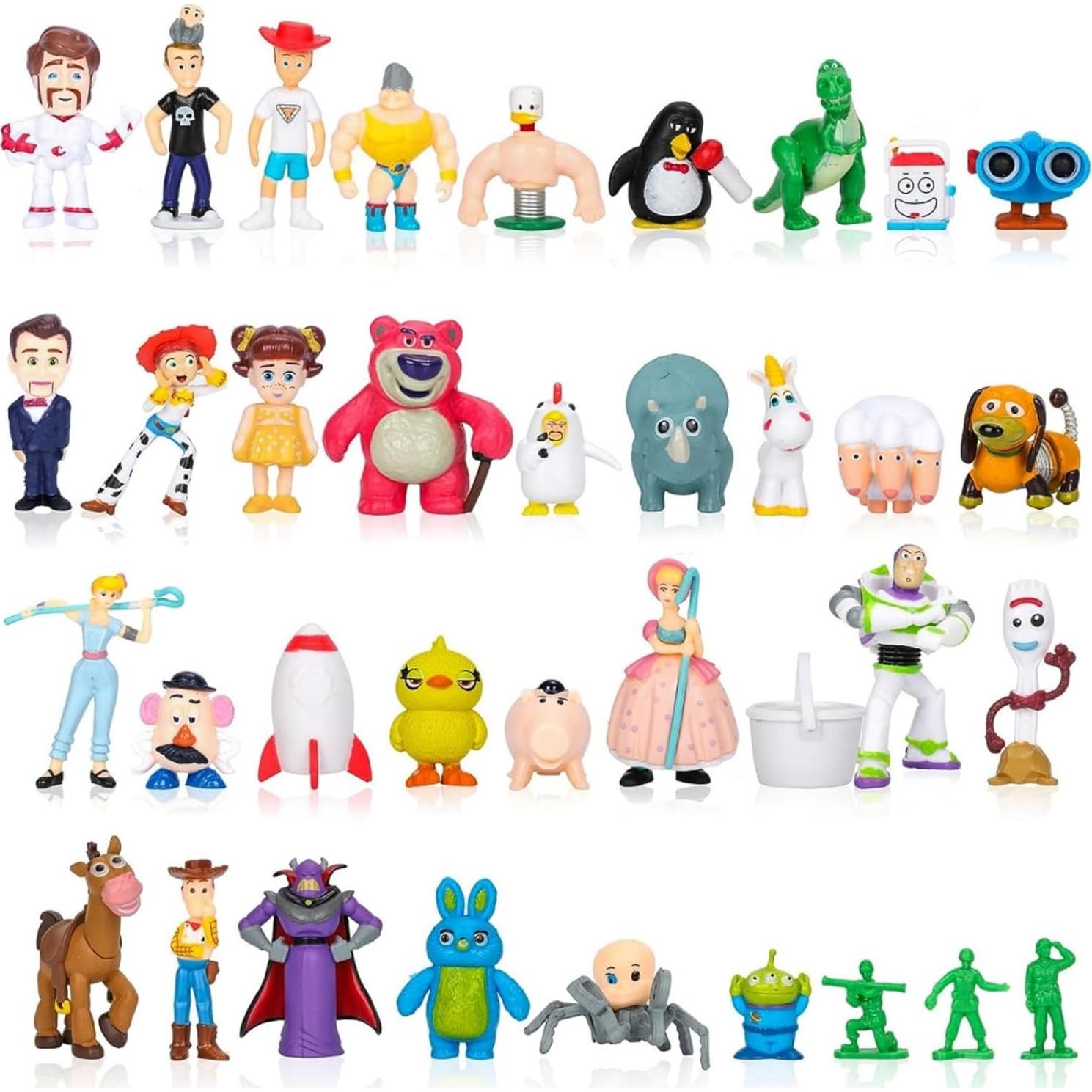 Paquete de 36 Figuras de Anime PVC NLIEOPDA 3-7 cm