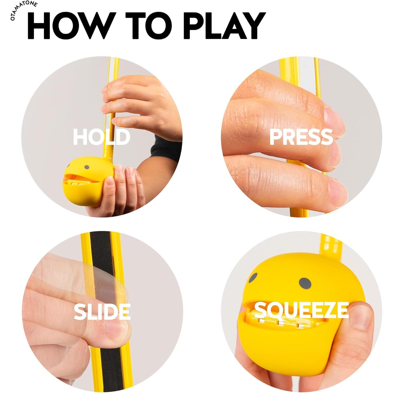 Otamatone Clásico Maywa Denki Amarillo Sintetizador Portátil