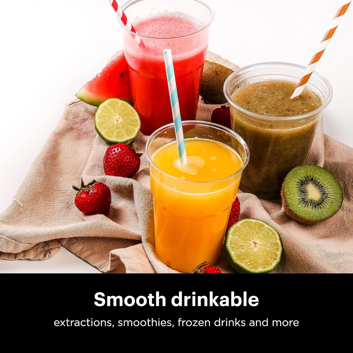 Licuadora Ninja QB1004 450W con Jarra 48oz y Tazones