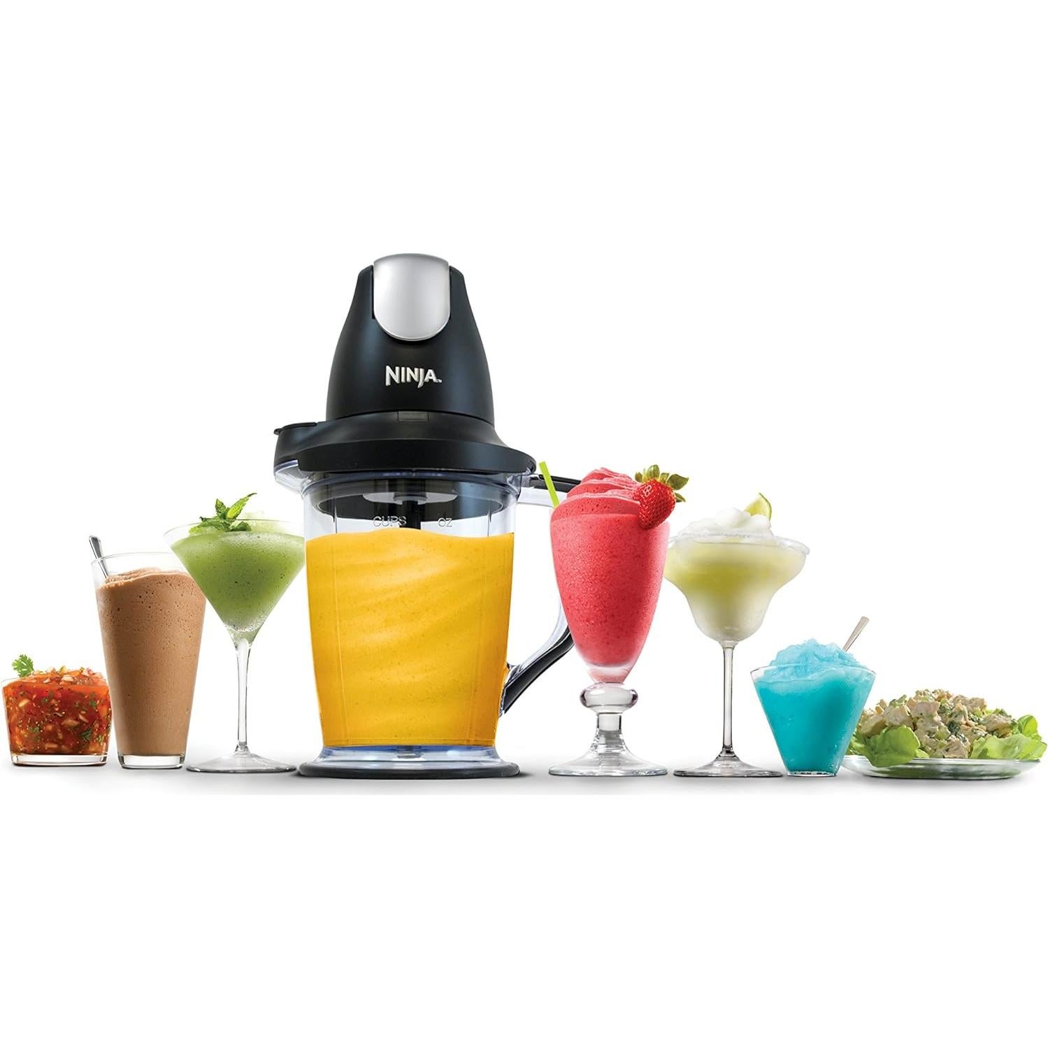 Licuadora Ninja QB1004 450W con Jarra 48oz y Tazones