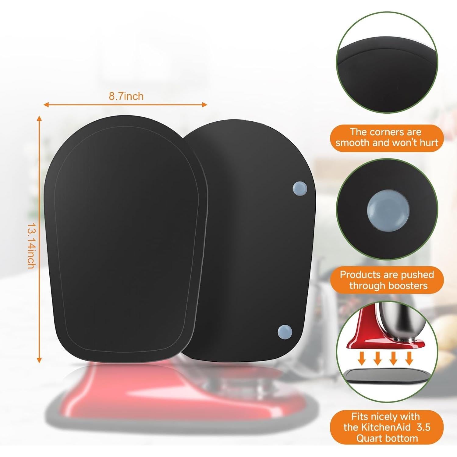 Alfombrilla deslizante de bambú para Kitchen Aid Mini 3.5 Qt