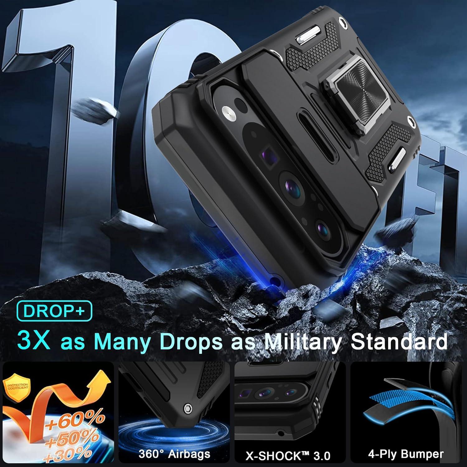 Funda DEERLAMN para Google Pixel 9 Pro XL - Negro