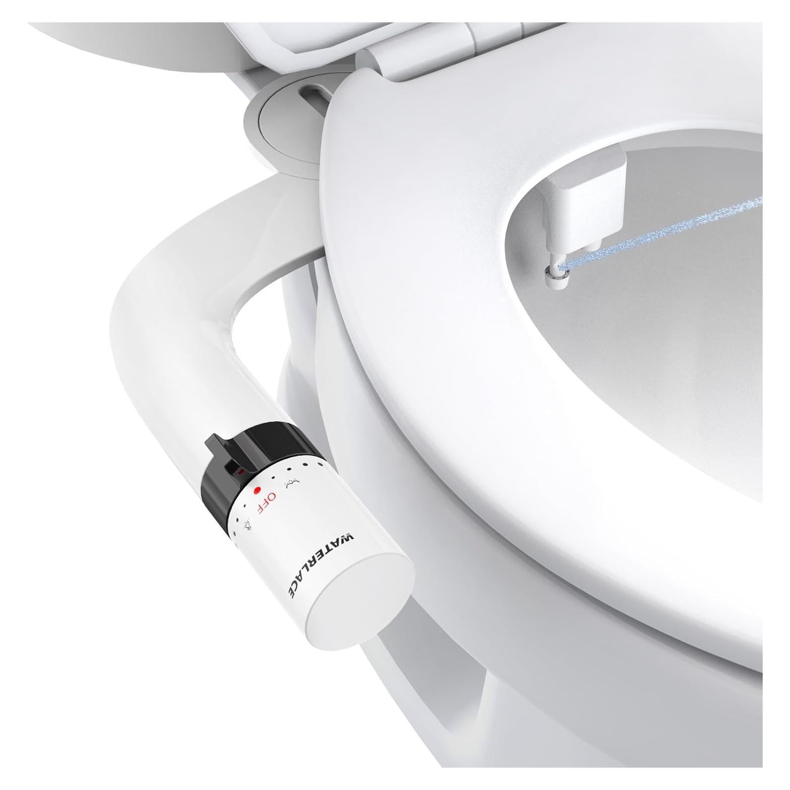 Bidet Waterlace Doble Boquilla Ajustable Negro Ultra Fino