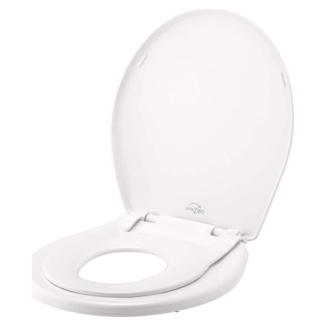 Asiento de Inodoro Mayfair Redondo con Entrenador Blanco