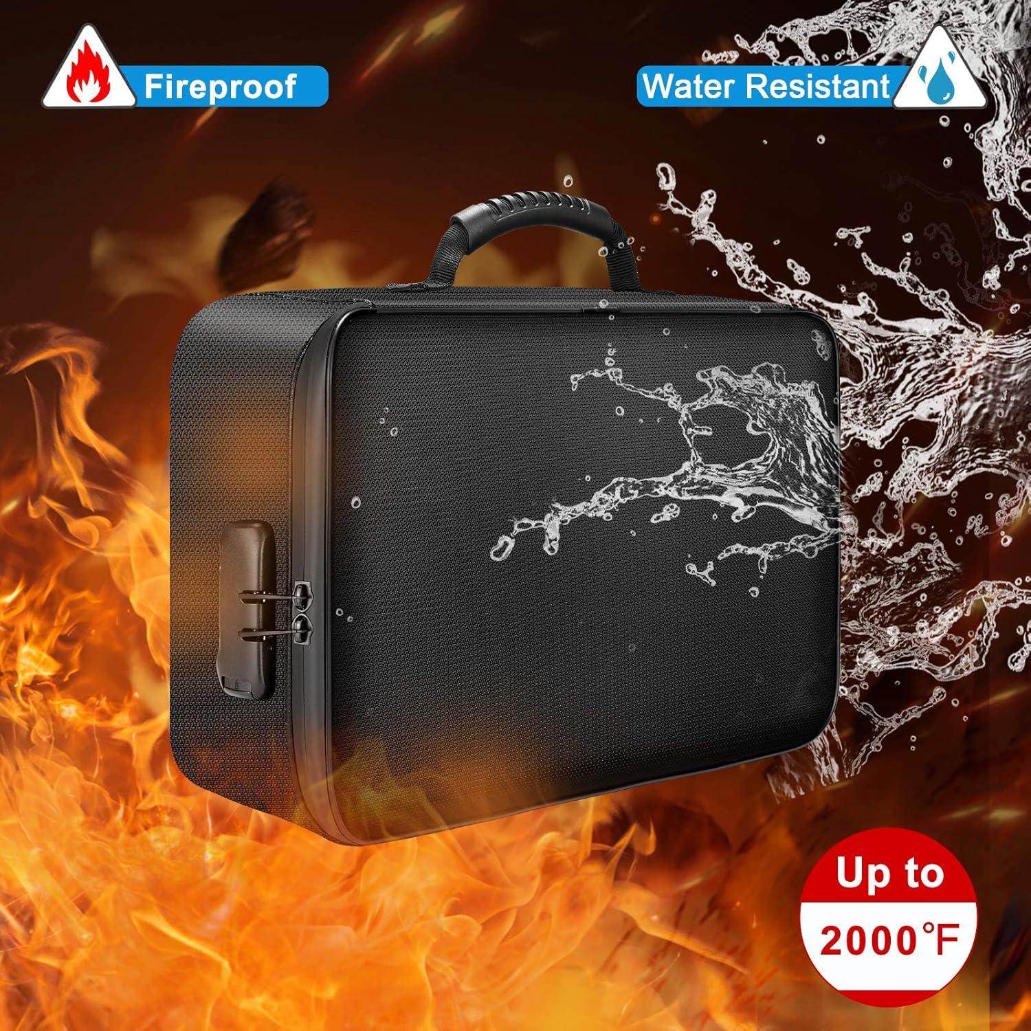 Bolsa de Documentos DocSafe Ignífuga y Resistente al Agua 36x27 cm