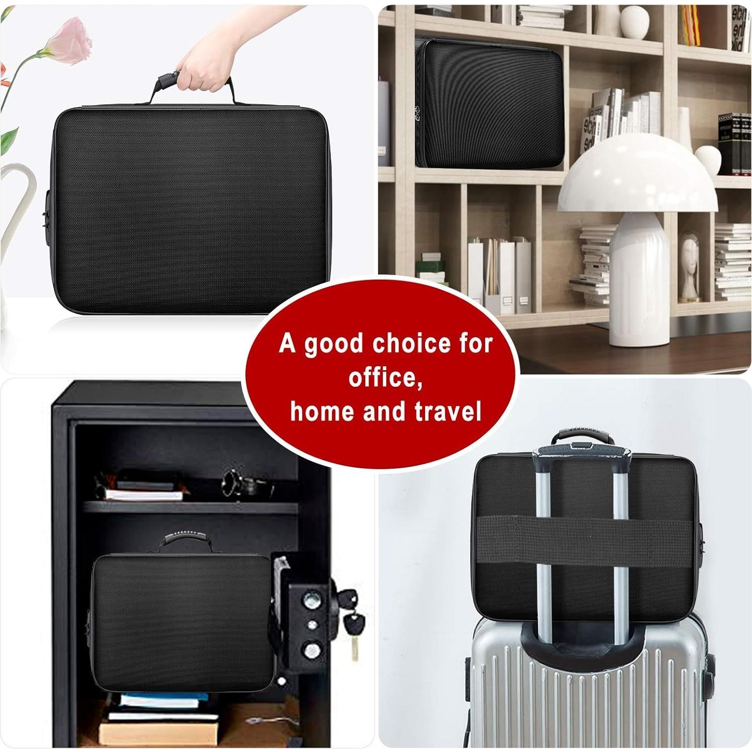 Bolsa de Documentos DocSafe Ignífuga y Resistente al Agua 36x27 cm