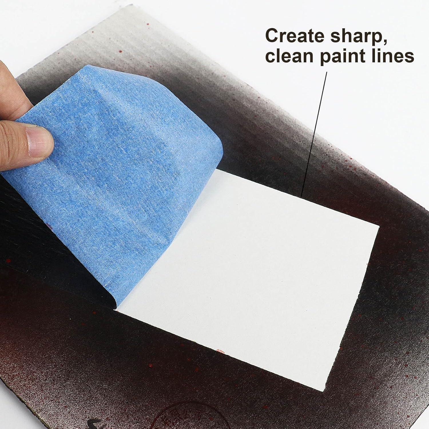 Cinta de Pintura Azul Ancha BOMEI PACK 22.86 cm x 54.86 m