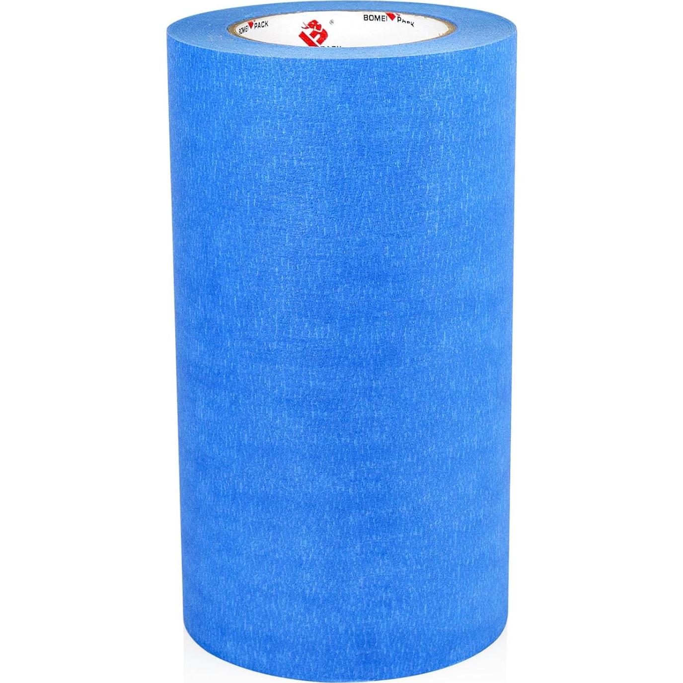 Cinta de Pintura Azul Ancha BOMEI PACK 22.86 cm x 54.86 m