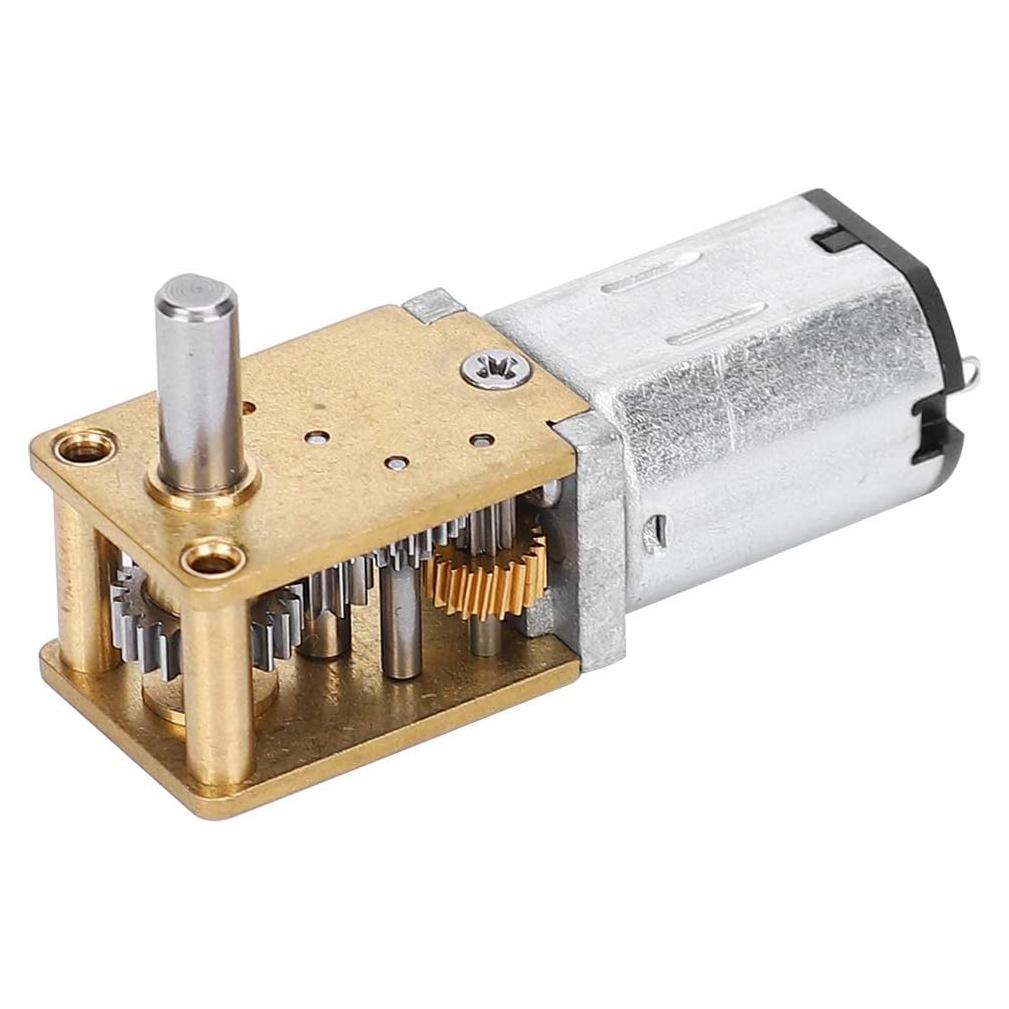 Motor de Engranaje Metálico Mini DC 12V 16RPM Hyuduo