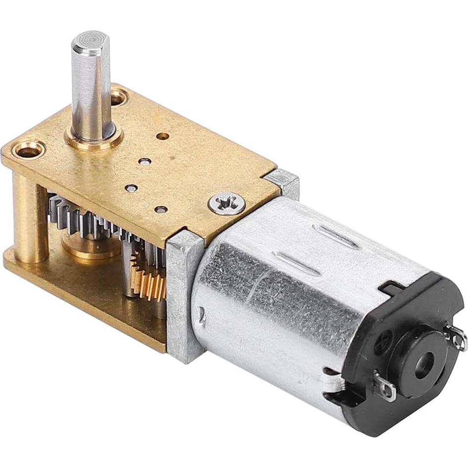 Motor de Engranaje Metálico Mini DC 12V 16RPM Hyuduo