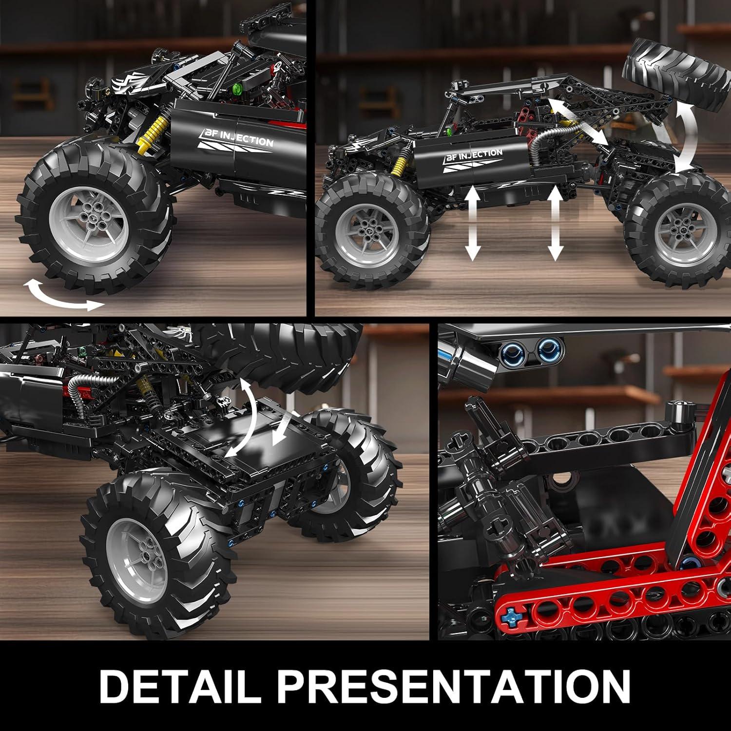 Coche RC Todo Terreno Mould King 18038, 1016 Piezas