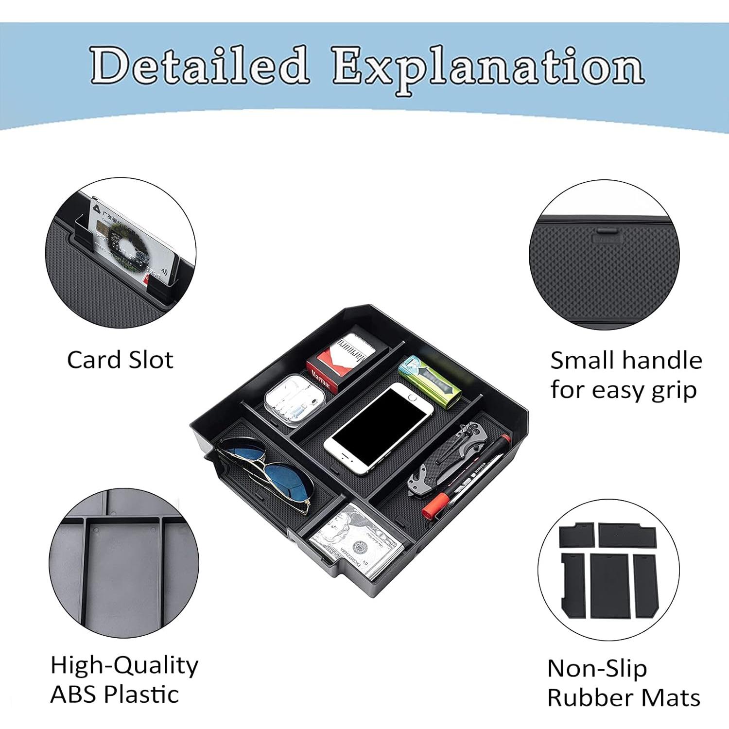 Organizador de Consola Central JDMCAR para Toyota Tundra 2022-2025