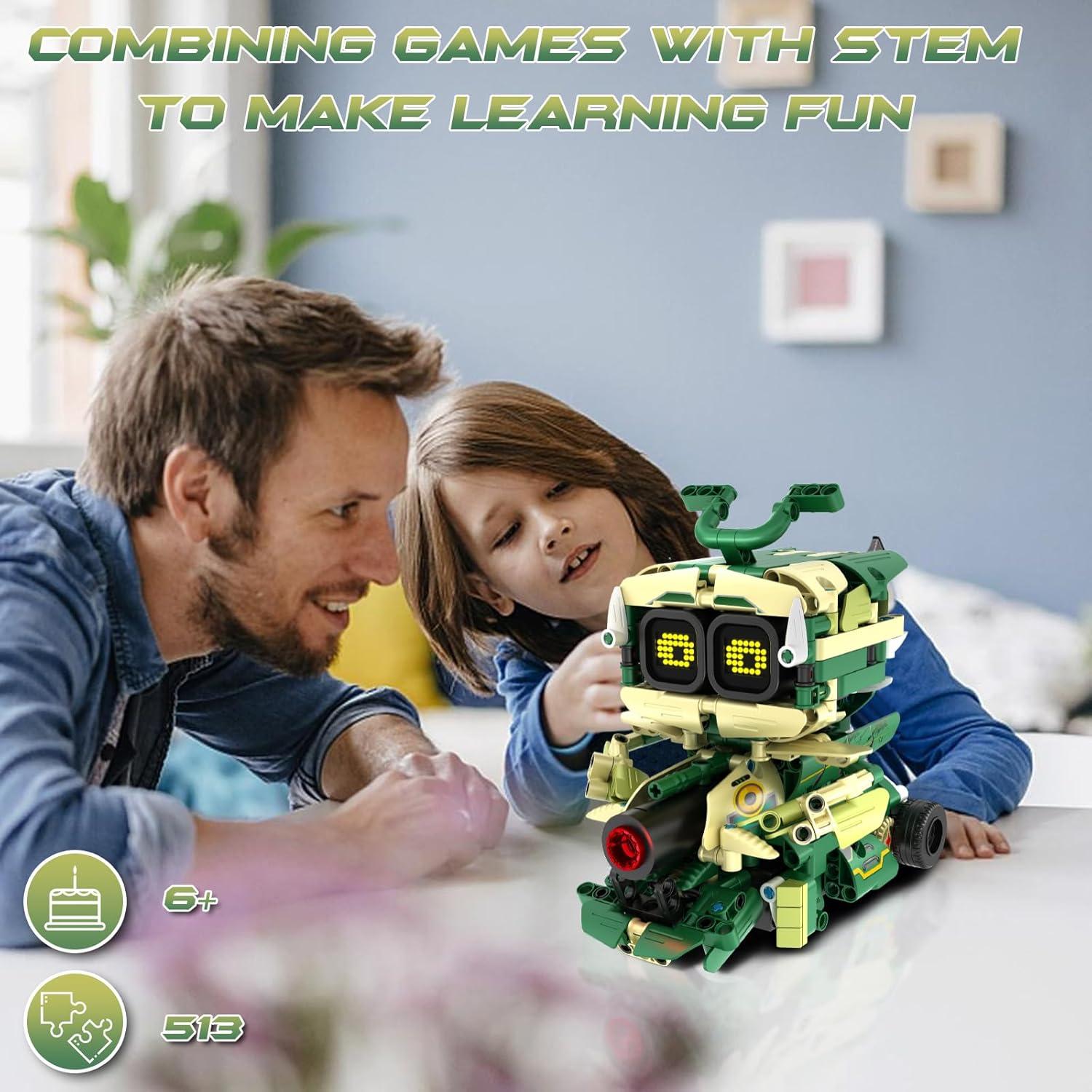 Kit de Construcción Robot 3 en 1 QHECTTY 513 Piezas