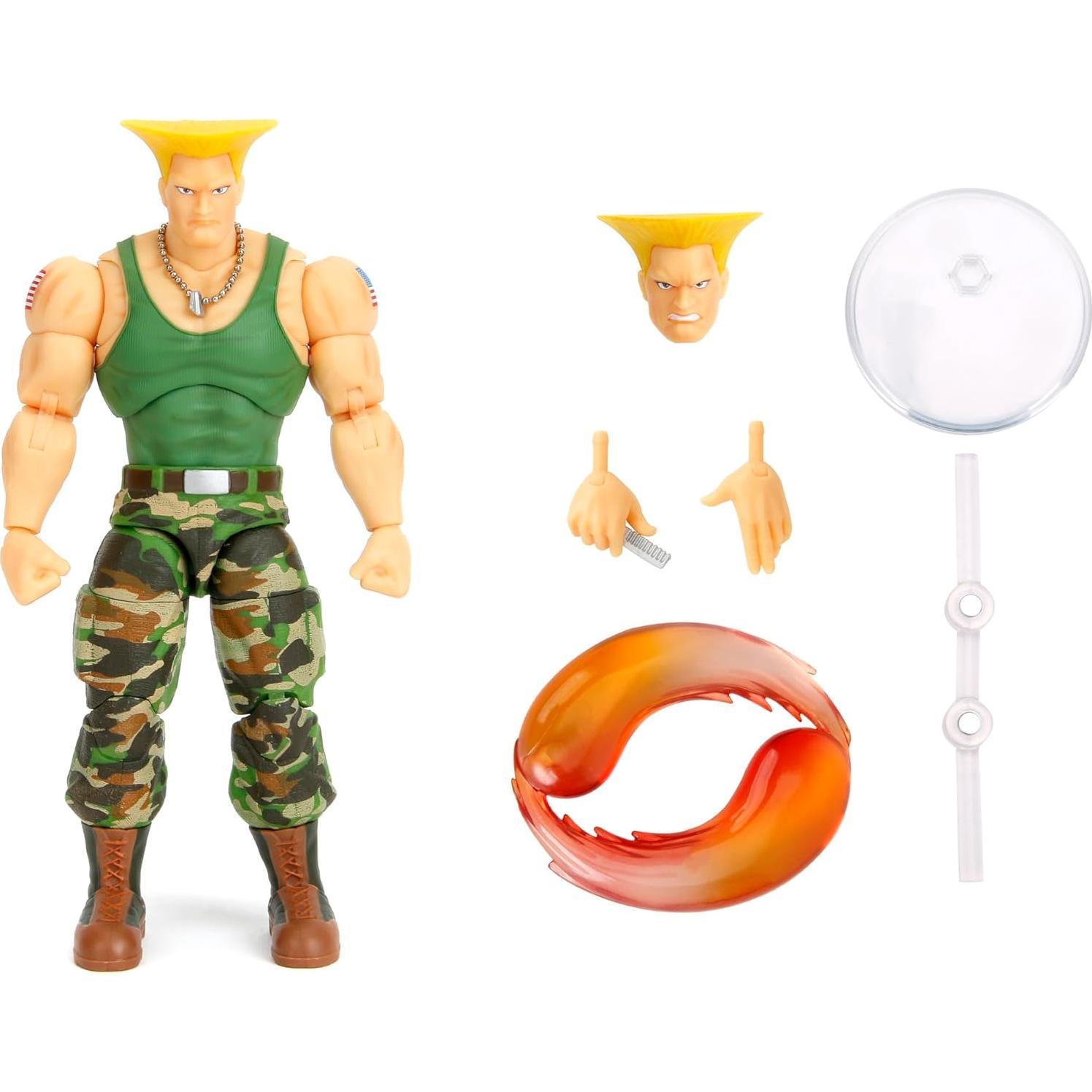 Figura de Acción Guile Jada Toys Street Fighter II 15.24 cm