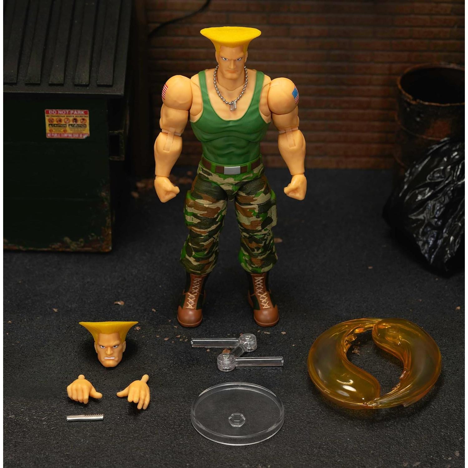Figura de Acción Guile Jada Toys Street Fighter II 15.24 cm
