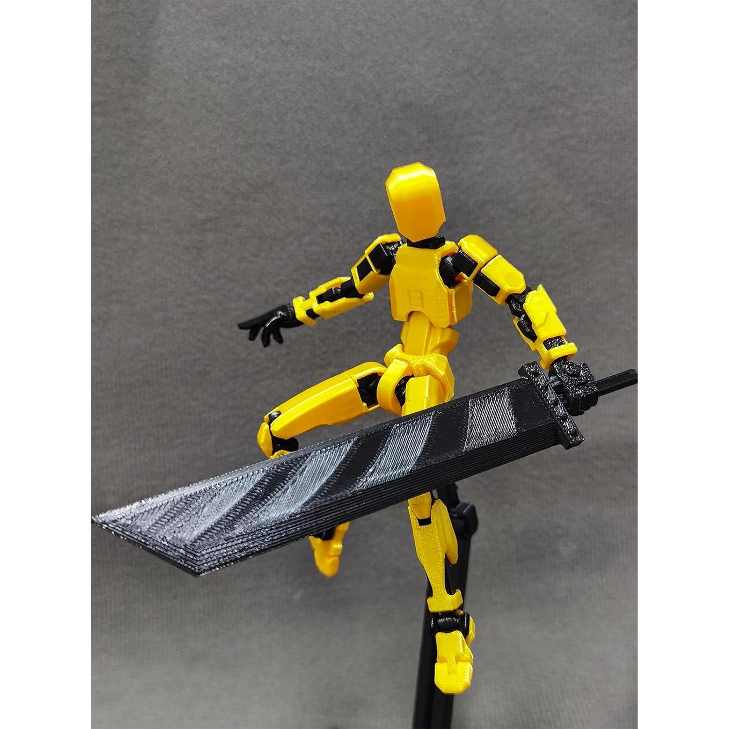 Figura de Acción T13 Dorado 14 cm Articulada con Accesorios