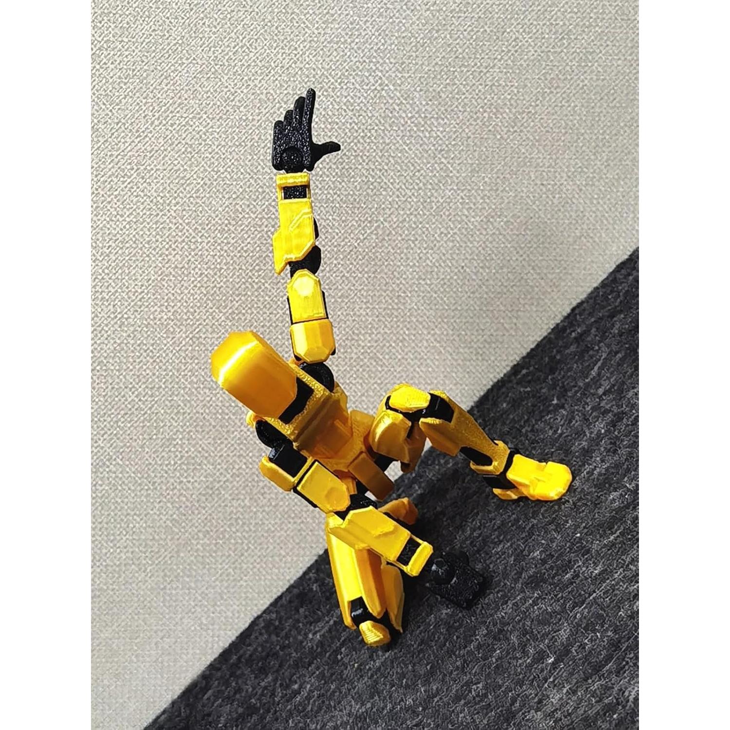 Figura de Acción T13 Dorado 14 cm Articulada con Accesorios