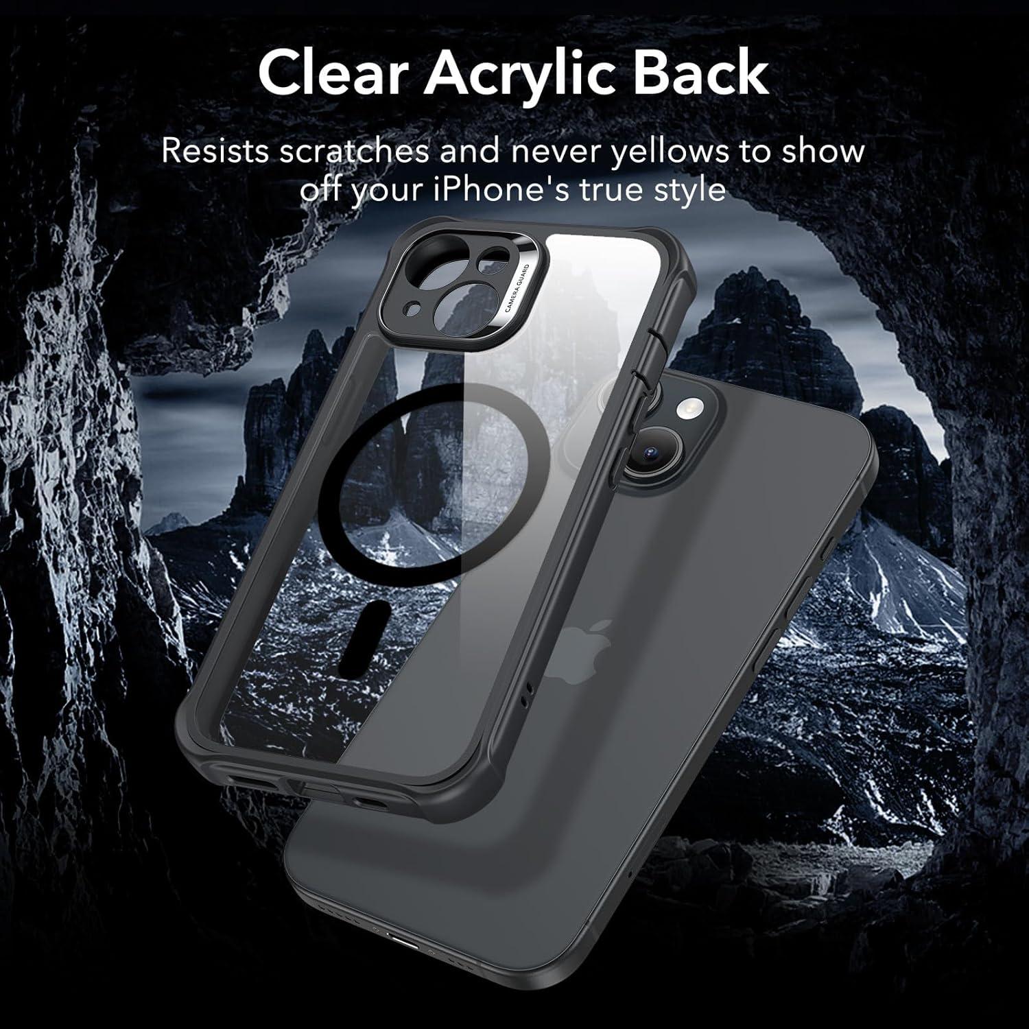 Funda ESR para iPhone 15 con MagSafe y Protector 9H+