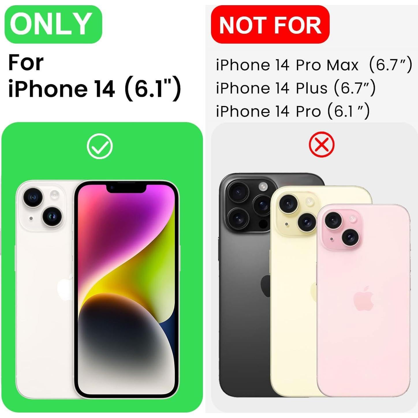 Funda LOVE 3000 para iPhone 14 6.1" Silicona Antirayaduras