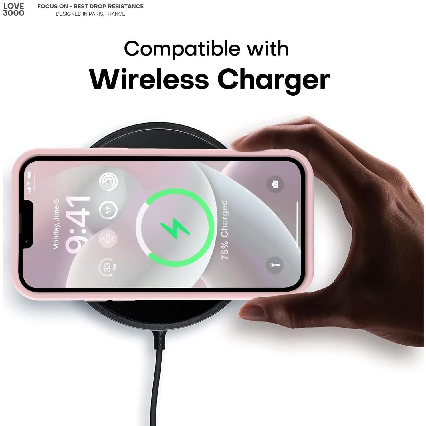 Funda LOVE 3000 para iPhone 14 6.1" Silicona Antirayaduras