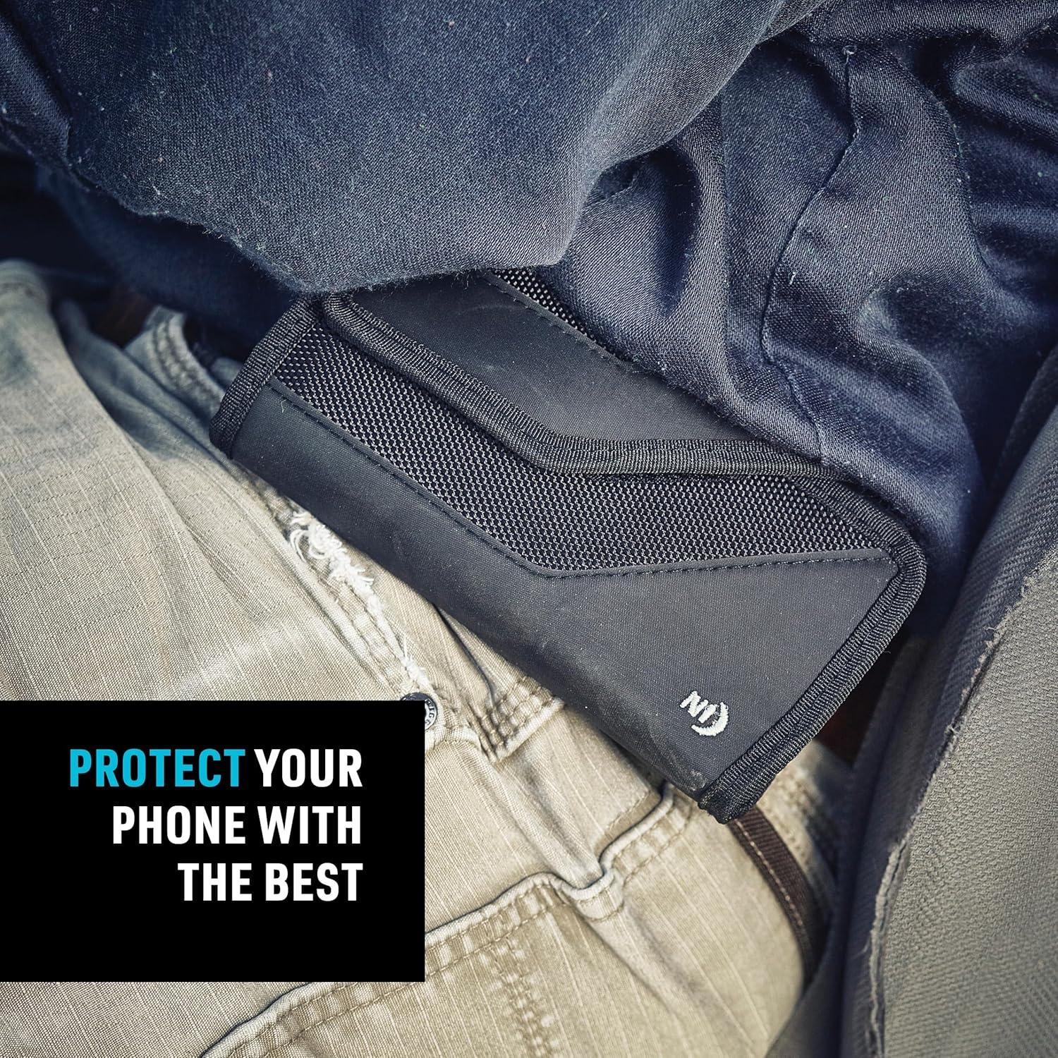 Funda Protectora Nite Ize Clip Case XL Negra para Teléfono