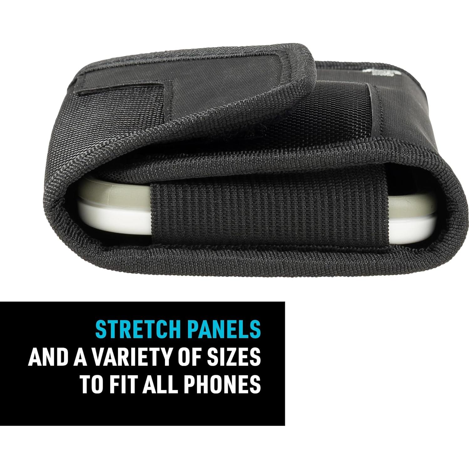 Funda Protectora Nite Ize Clip Case XL Negra para Teléfono