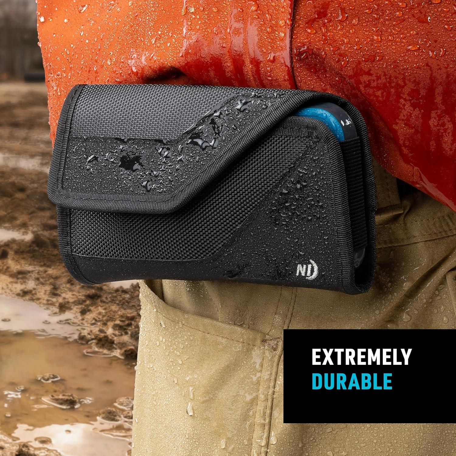 Funda Protectora Nite Ize Clip Case XL Negra para Teléfono