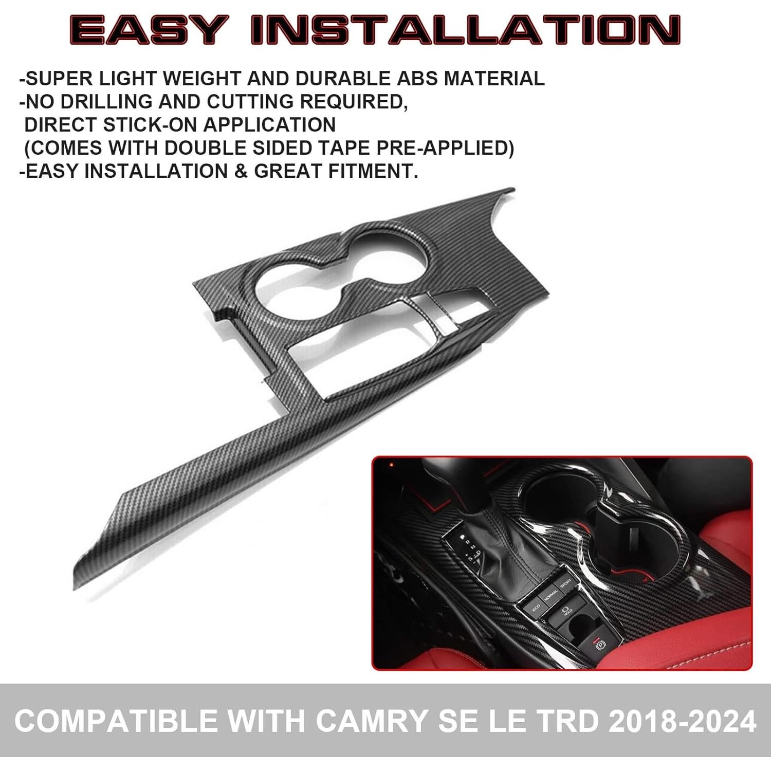 Panel de Cambio de Marchas x xotic tech Fibra de Carbono Toyota Camry 2018-2024