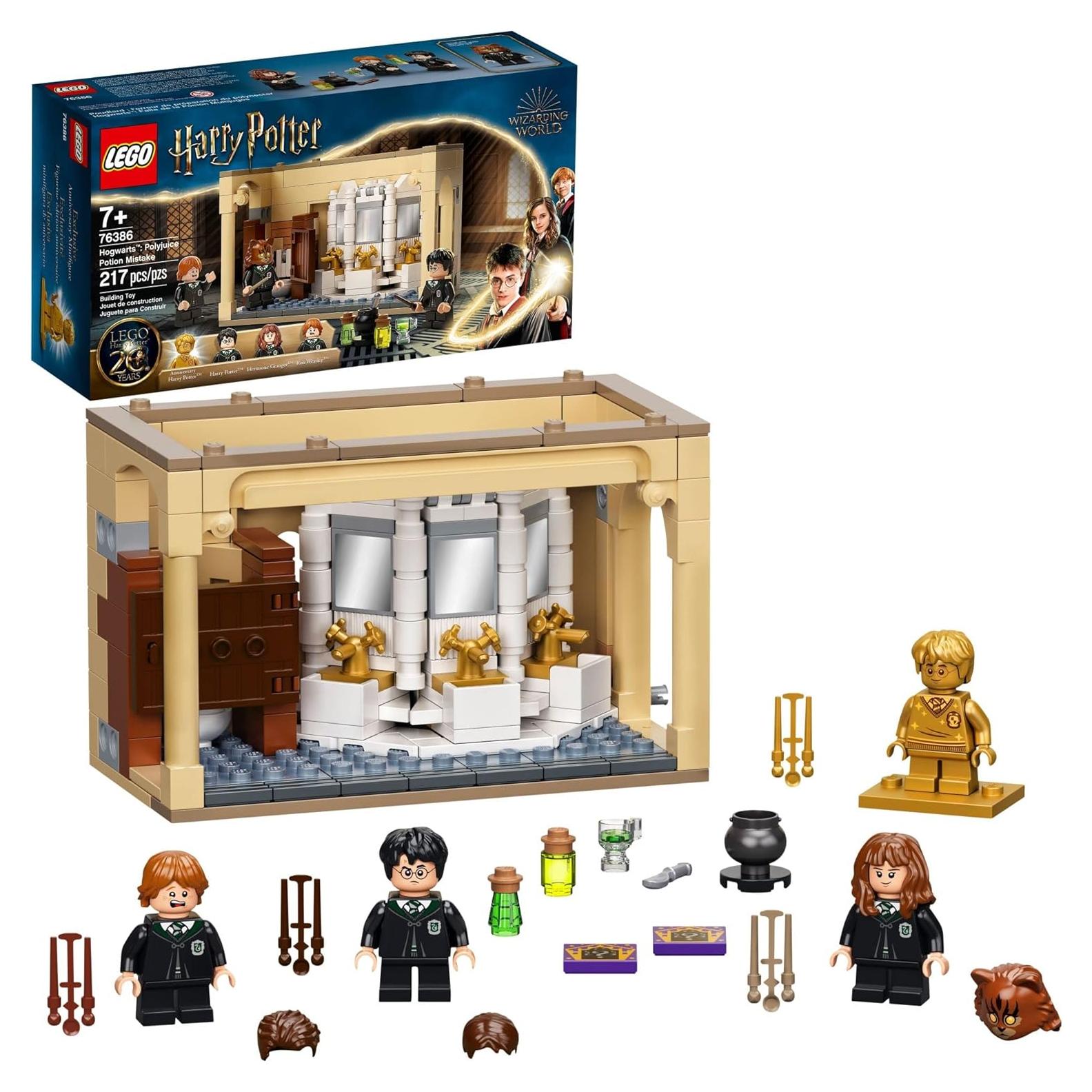 LEGO Harry Potter Error de Poción Pólvora 76386 con Minifiguras