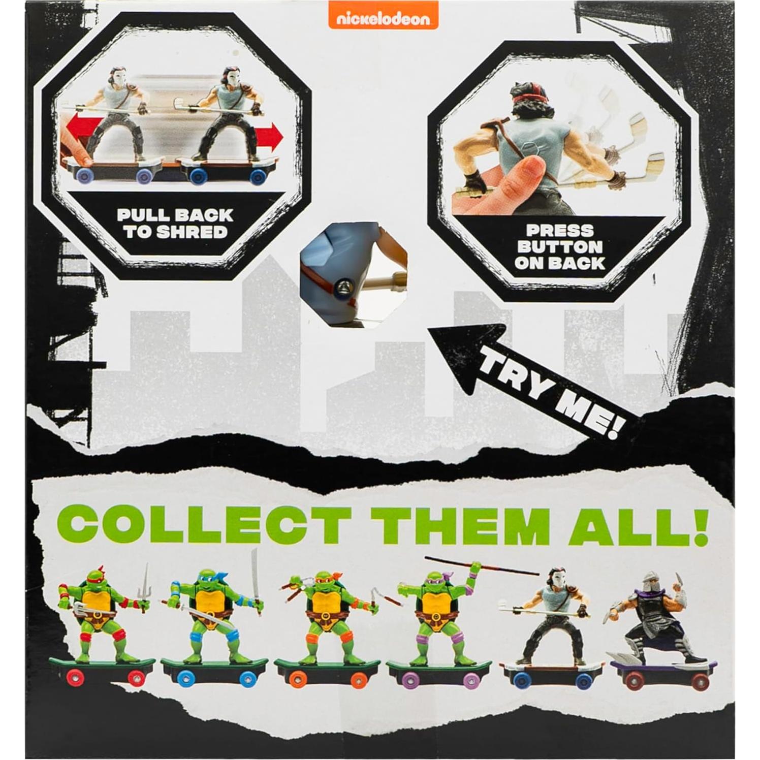 Juguete Tortugas Ninja Casey Jones Patineta 12,7 cm