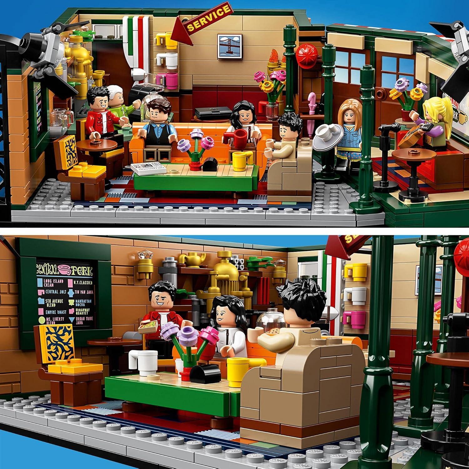 LEGO Central Perk 21319 con 7 minifiguras y detalles