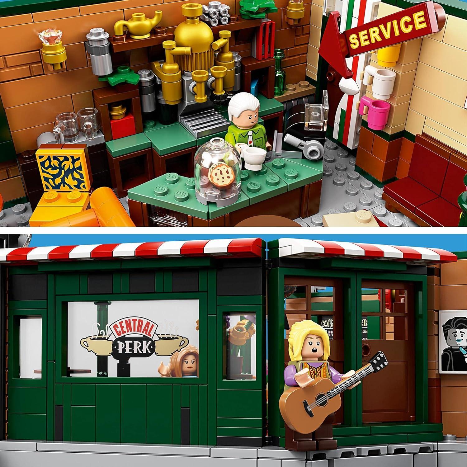LEGO Central Perk 21319 con 7 minifiguras y detalles