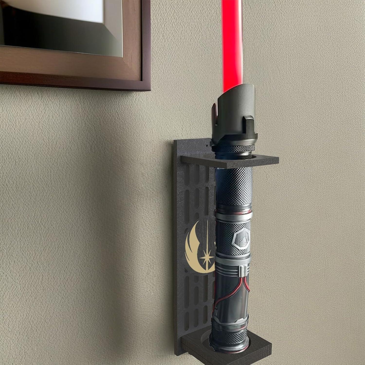 Soporte de Pared para Sable de Luz Poceton LW001 Madera