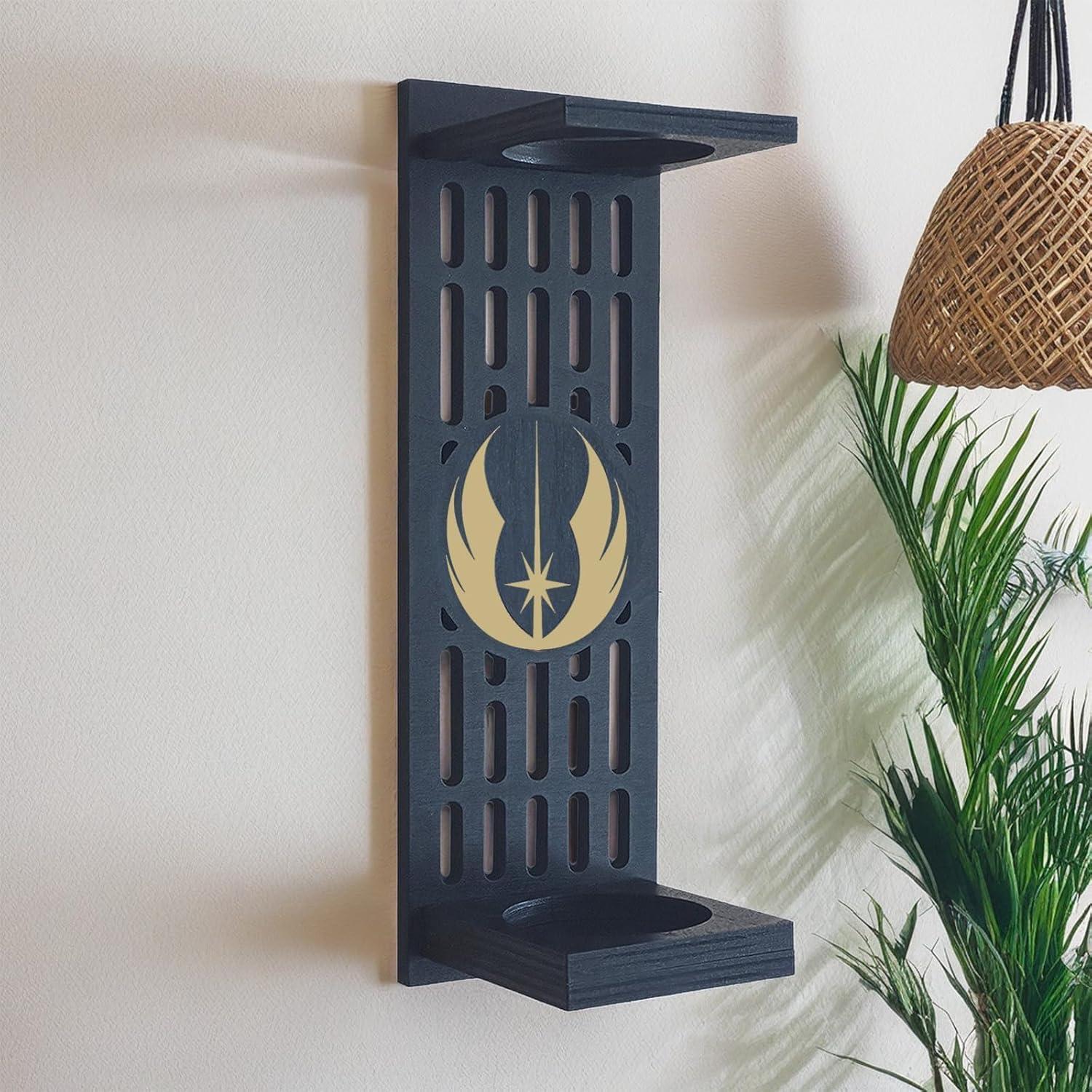 Soporte de Pared para Sable de Luz Poceton LW001 Madera