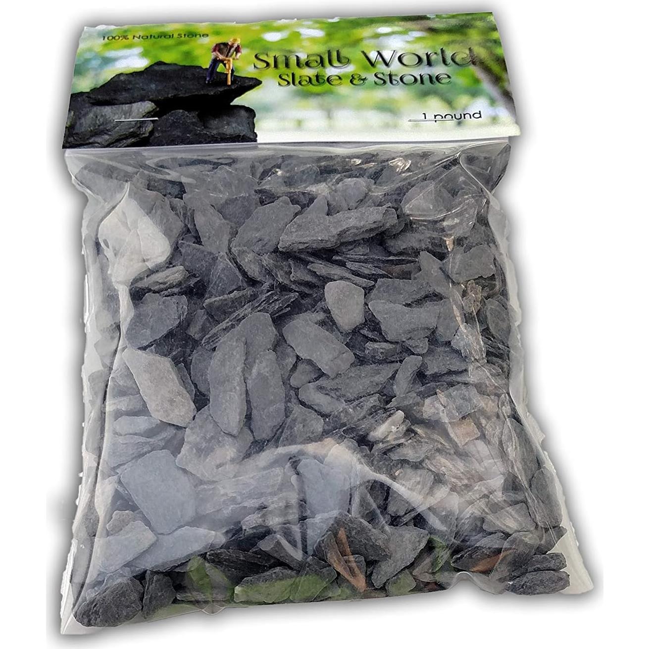 Piedra de Pizarra Natural 1/4 a 1/2" para Acuascaping