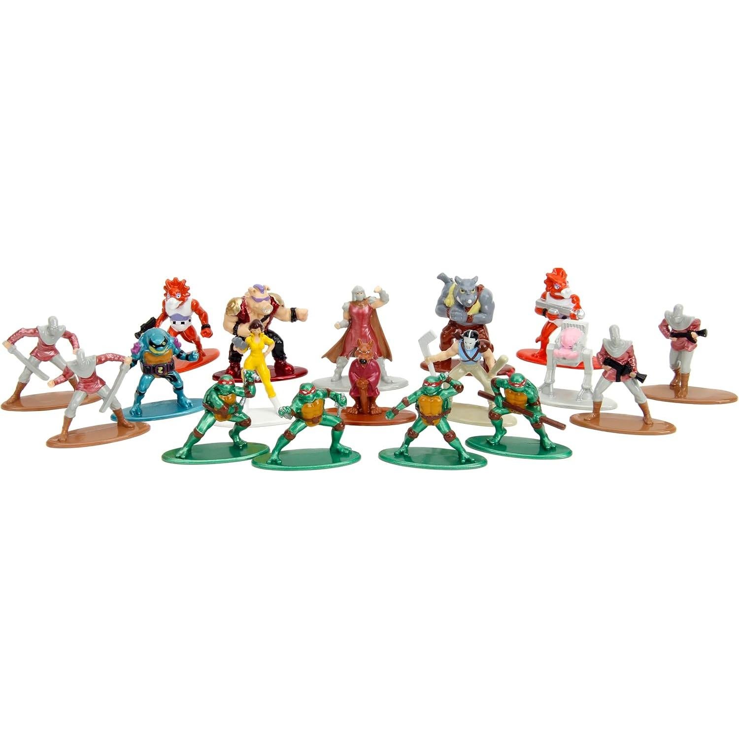 Figuras TMNT Jada Toys 18-Pack Metal Fundido 4,19 cm