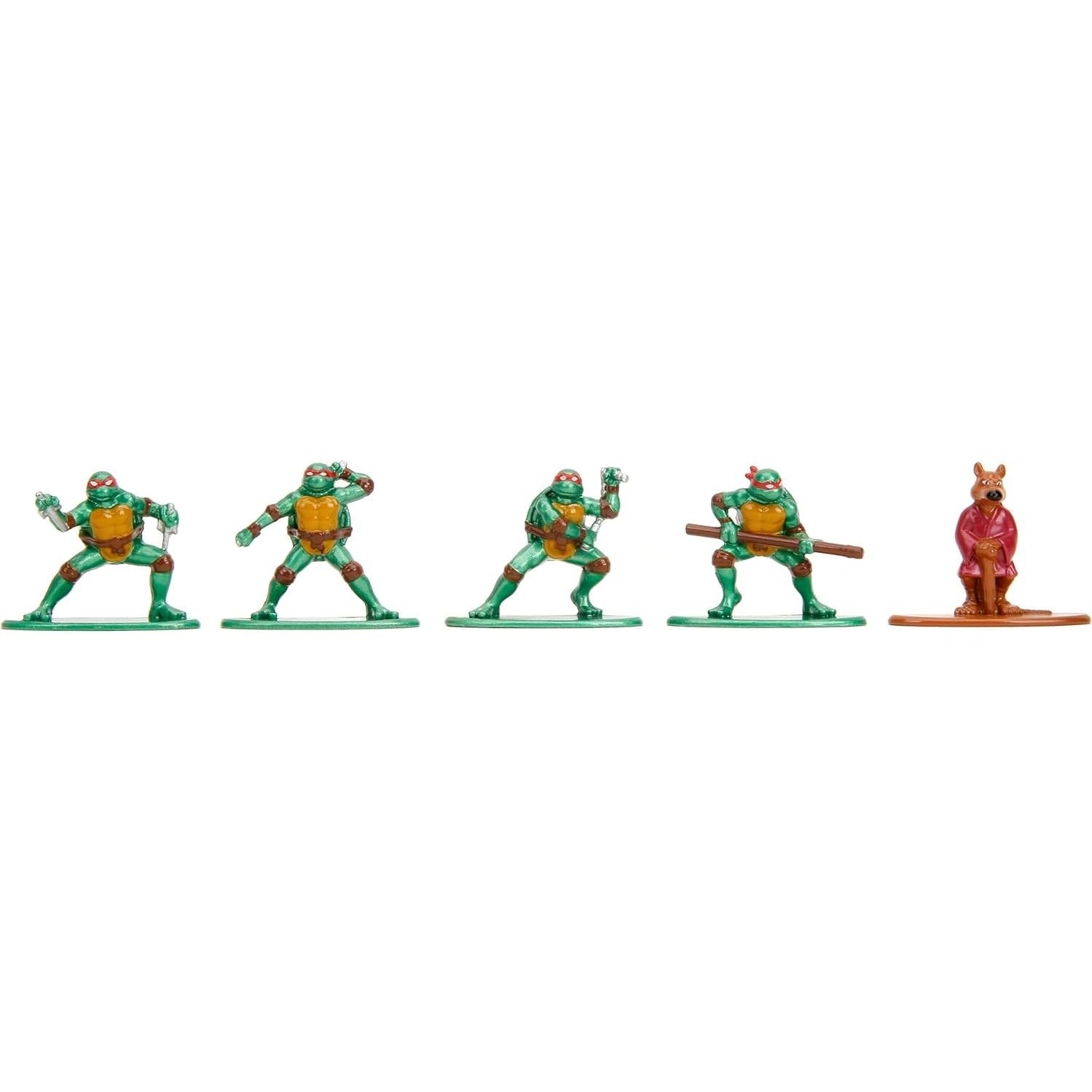 Figuras TMNT Jada Toys 18-Pack Metal Fundido 4,19 cm