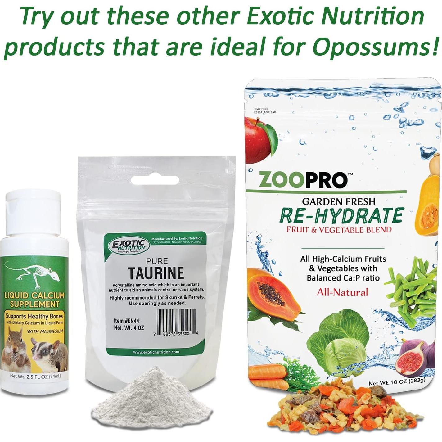 Comida para Opossum Exotic Nutrition 6.8 kg - Dieta Completa