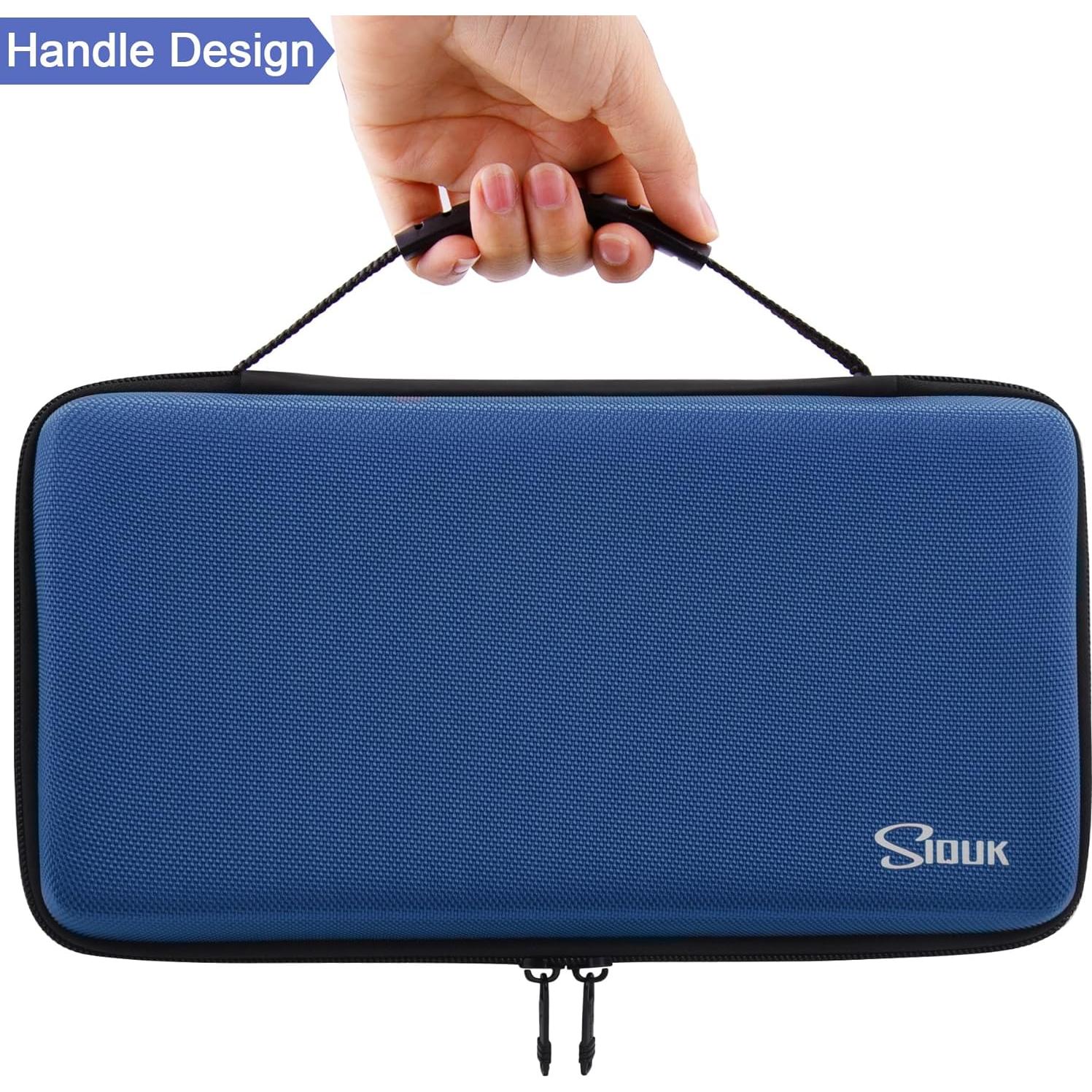 Estuche para Dados DND SIQUK Azul Portátil con Bandeja