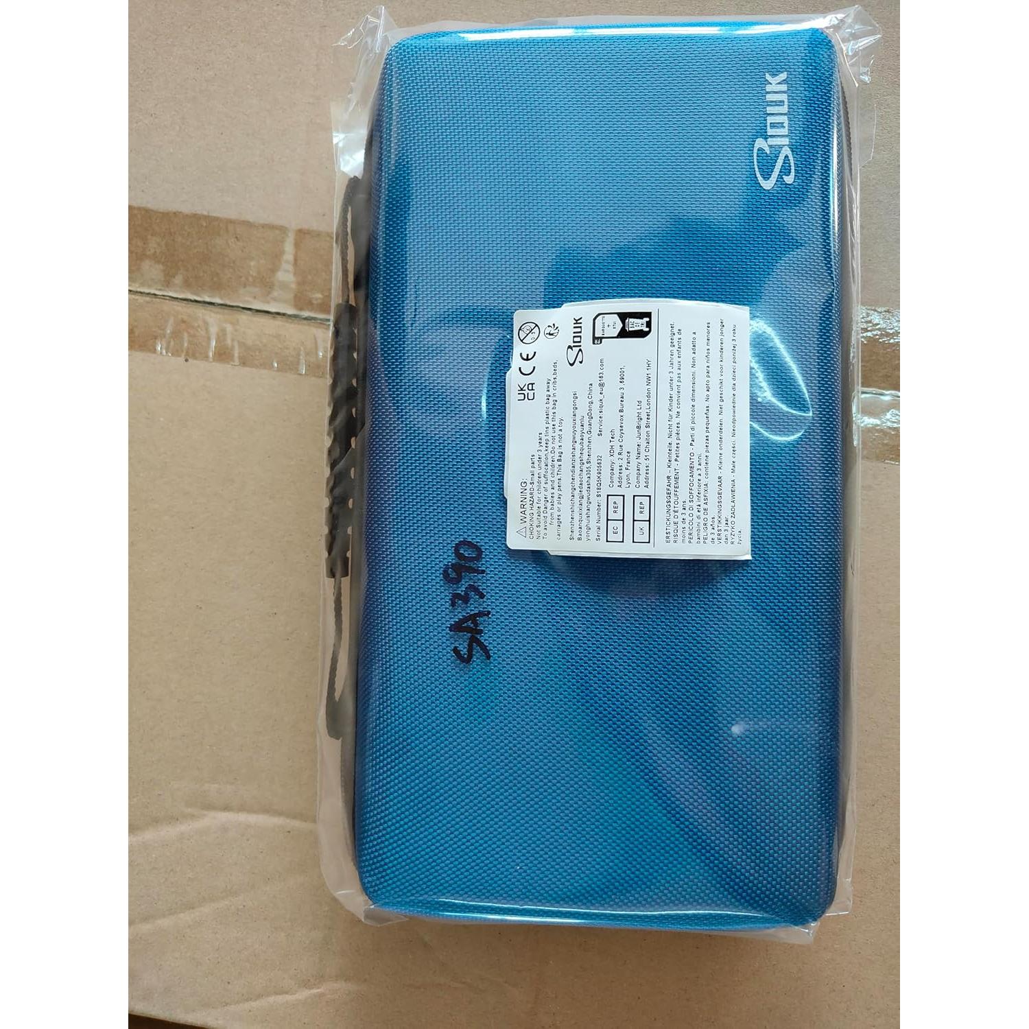 Estuche para Dados DND SIQUK Azul Portátil con Bandeja