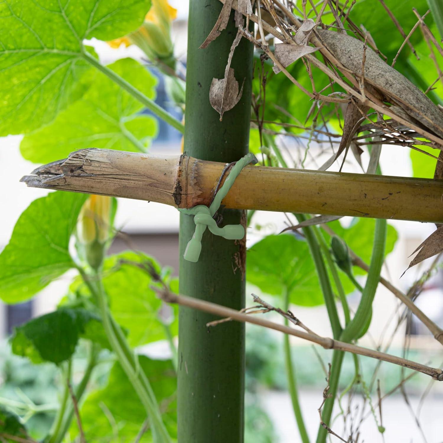 Gesipor 20 PCS Silicone Cable Ties - Reusable Rubber Twist Ties Bendable Steel-Core Cable Ties for Bundling and Holding, All Purpose Cord Tie for Indoor and Outdoor (4"+6"+12"+18"+24")