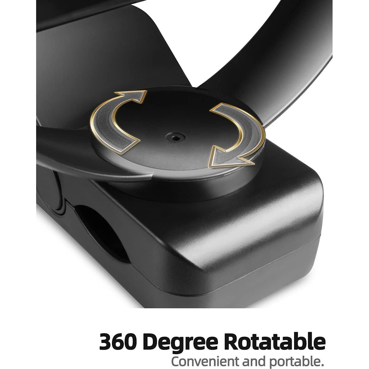 Ventilador de Clip Recargable Viniper 15 cm 5000mAh Negro