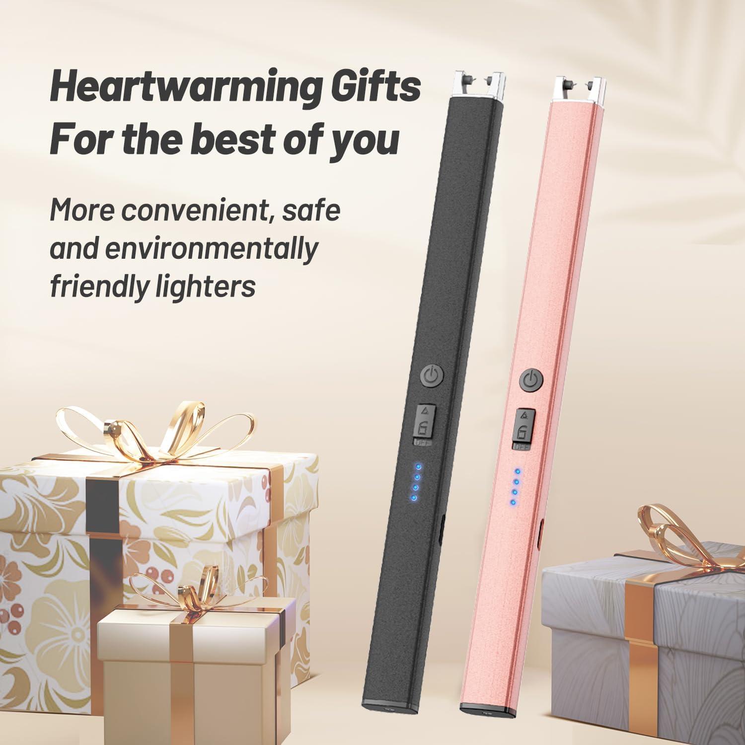 Encendedor Eléctrico USB Tipo-C AJIJING a Prueba de Viento