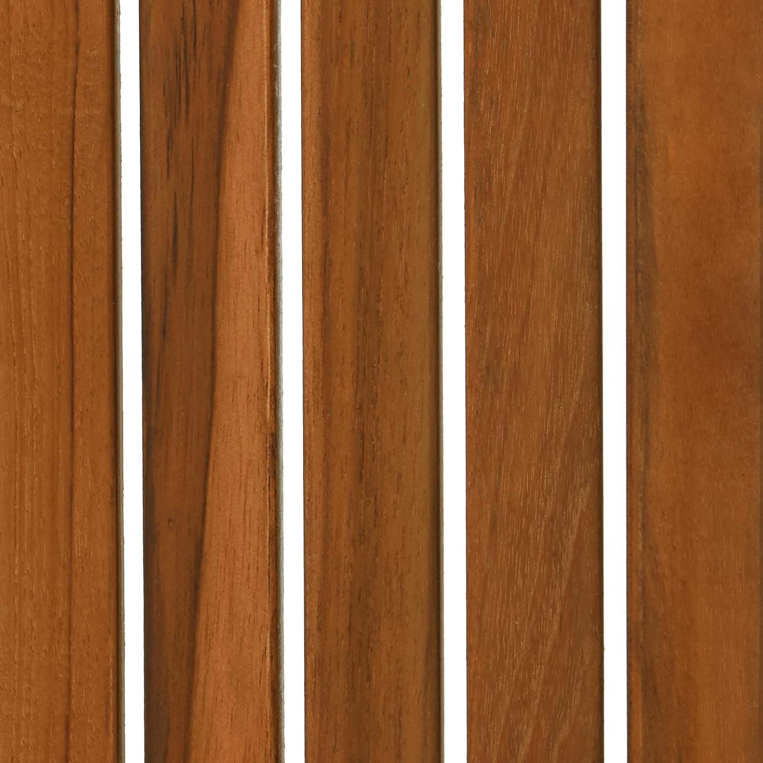 Alfombra de Ducha y Inodoro Bare Decor Teak 90x50 cm