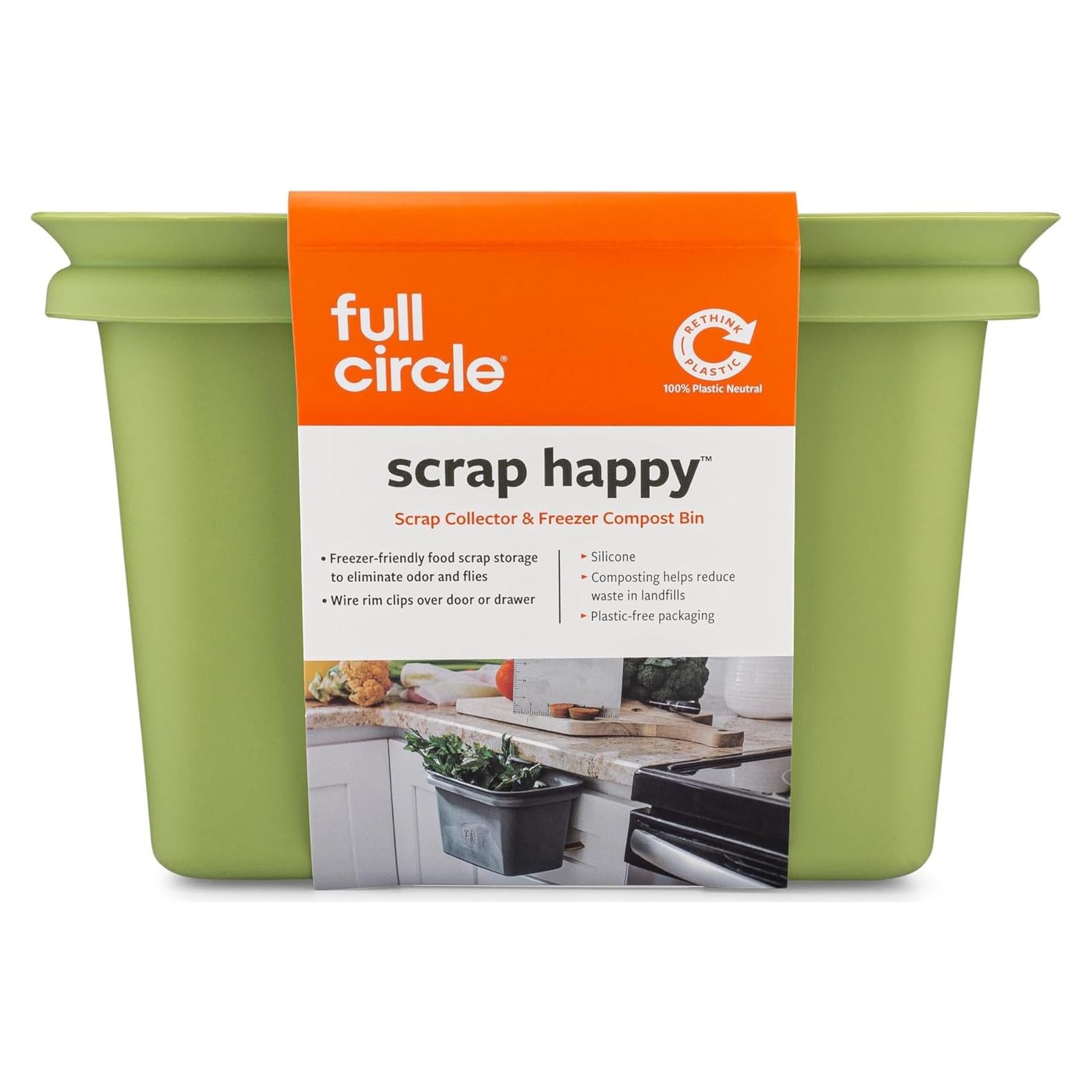 Contenedor de Compost Full Circle 2.27L Verde