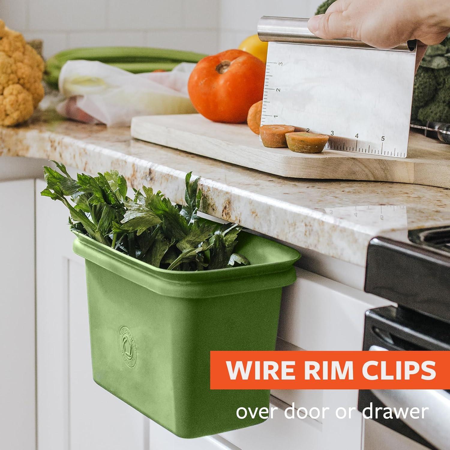 Contenedor de Compost Full Circle 2.27L Verde