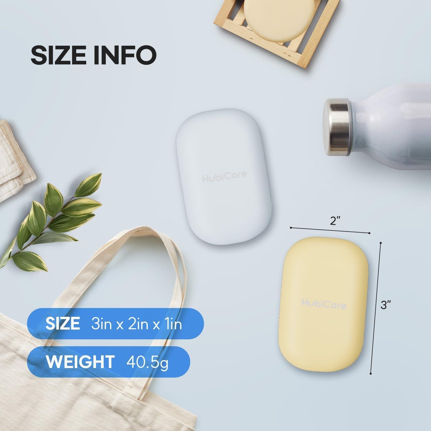 HubiCare Toothbrush Case, Spring pastel Color Portable Mini Toothbrush Covers with Holder, Rechargeable Travel Home Toothbrush And Holder, Cleaner Case for All Electric & Manual Toothbrushes (Blue)