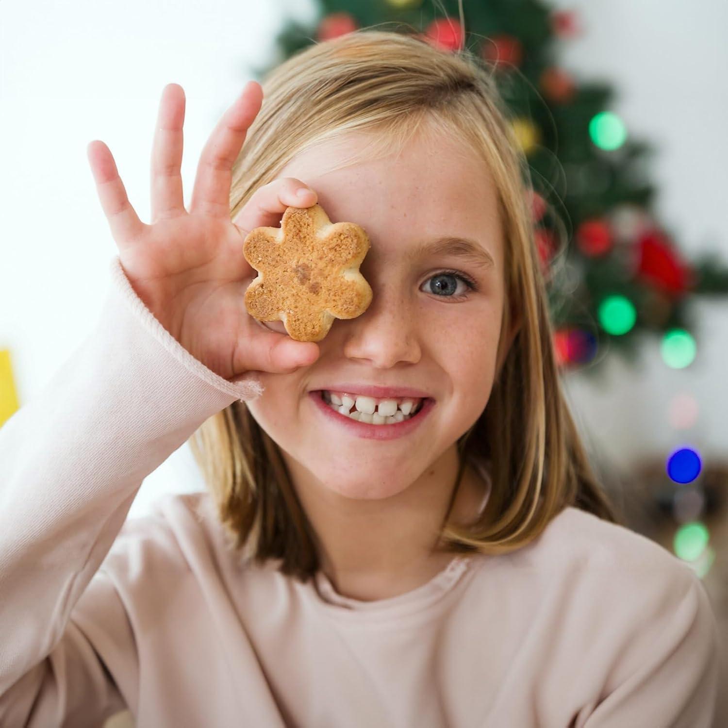 Juego de Cortadores de Galletas HULISEN Flor Acero Inoxidable 5 Pzas